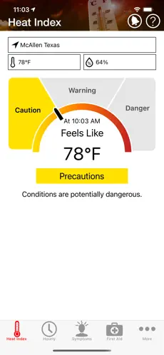 OSHA-NIOSH Heat Safety Tool App