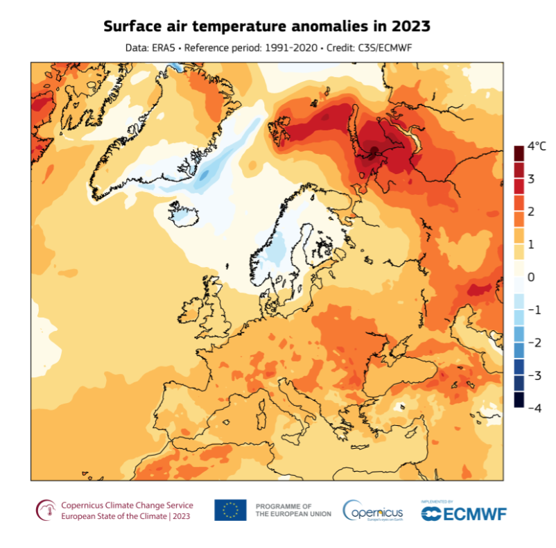 European State of the Climate 2023 – Story Map