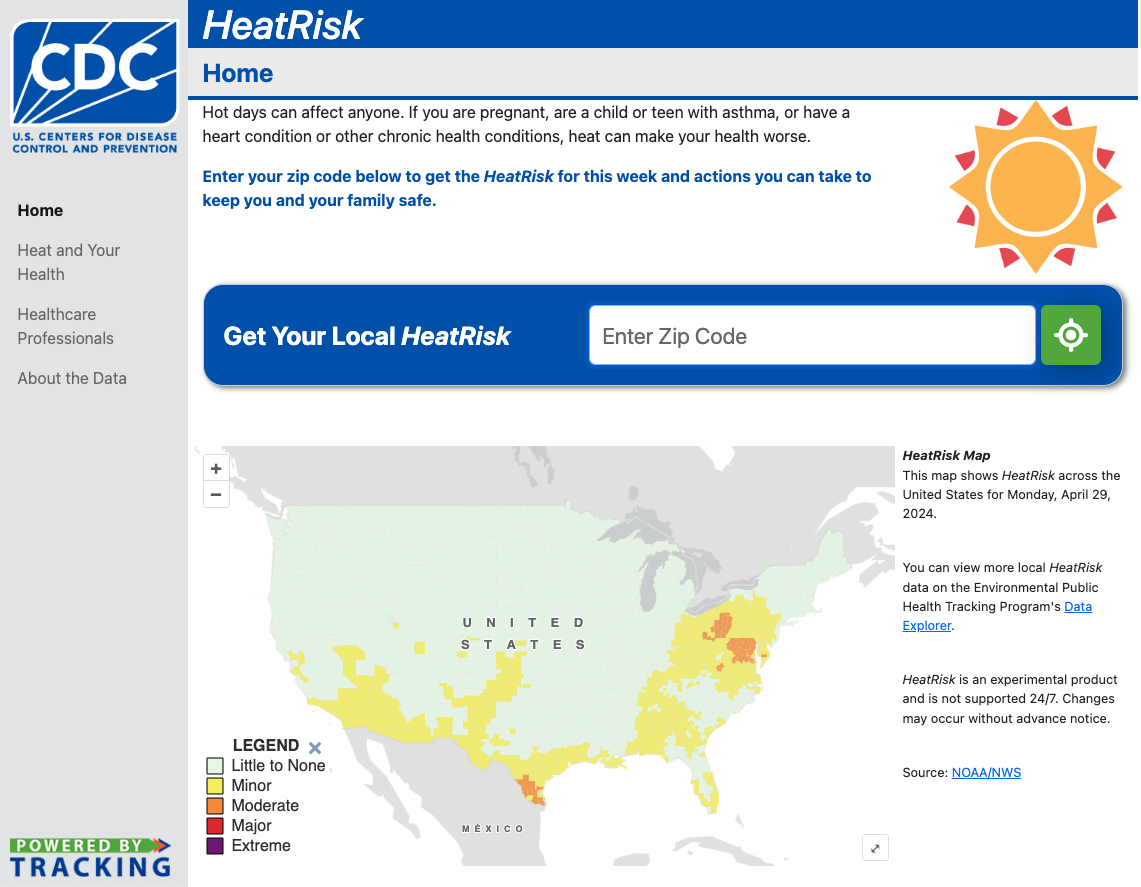  HeatRisk Dashboard
