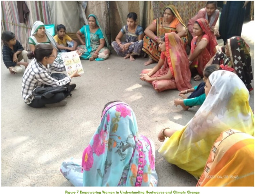 AI for Resilient Cities: bringing together technology and community outreach for heat-health interventions in India