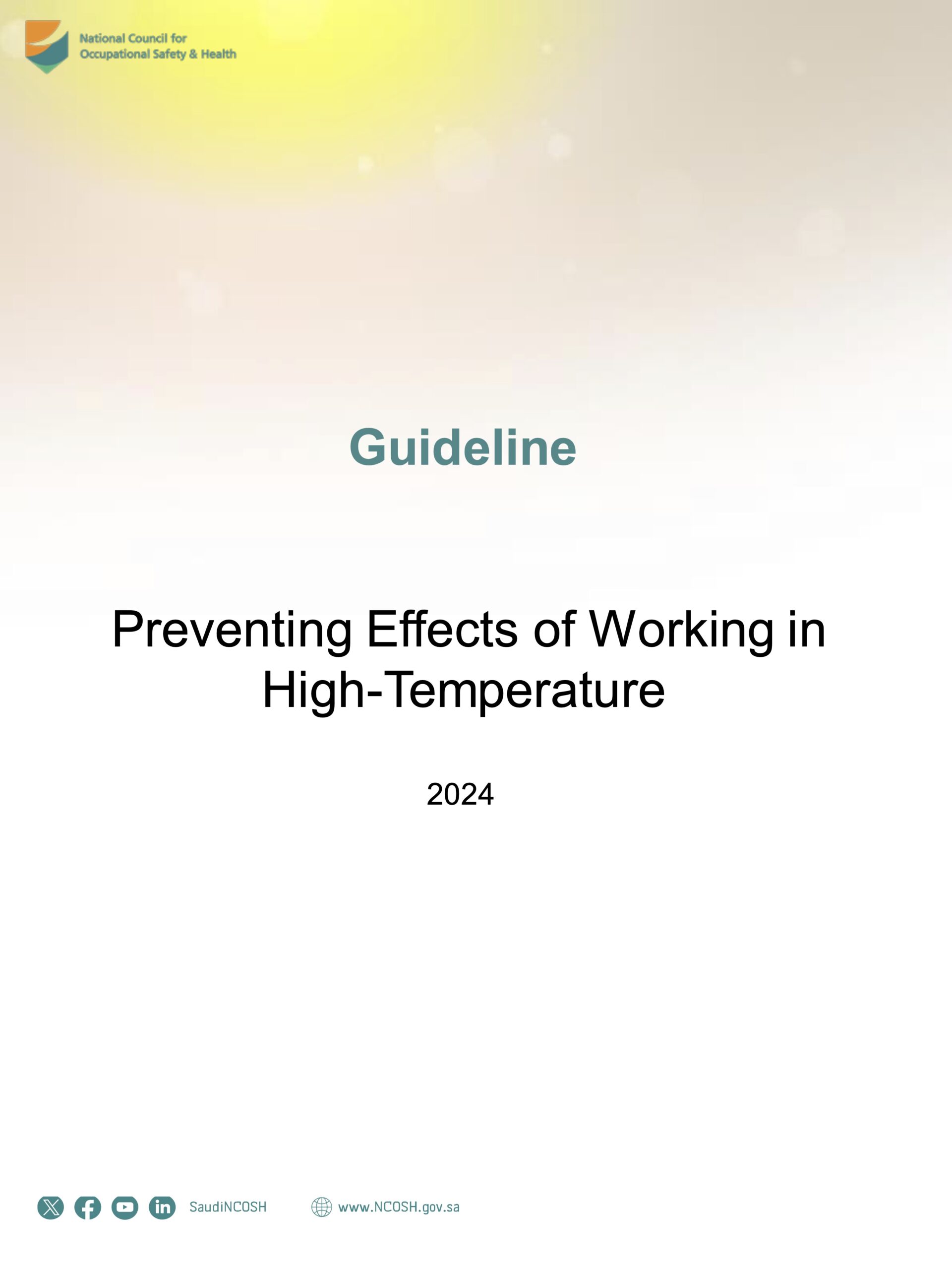 Preventing Effects of Working in High-Temperature – Saudi Arabia